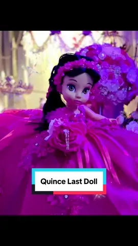 Custom made quince last doll @planningmy15 #quincedoll #quinceañera #sweet15 #xvaños #hollywood_hills_events 