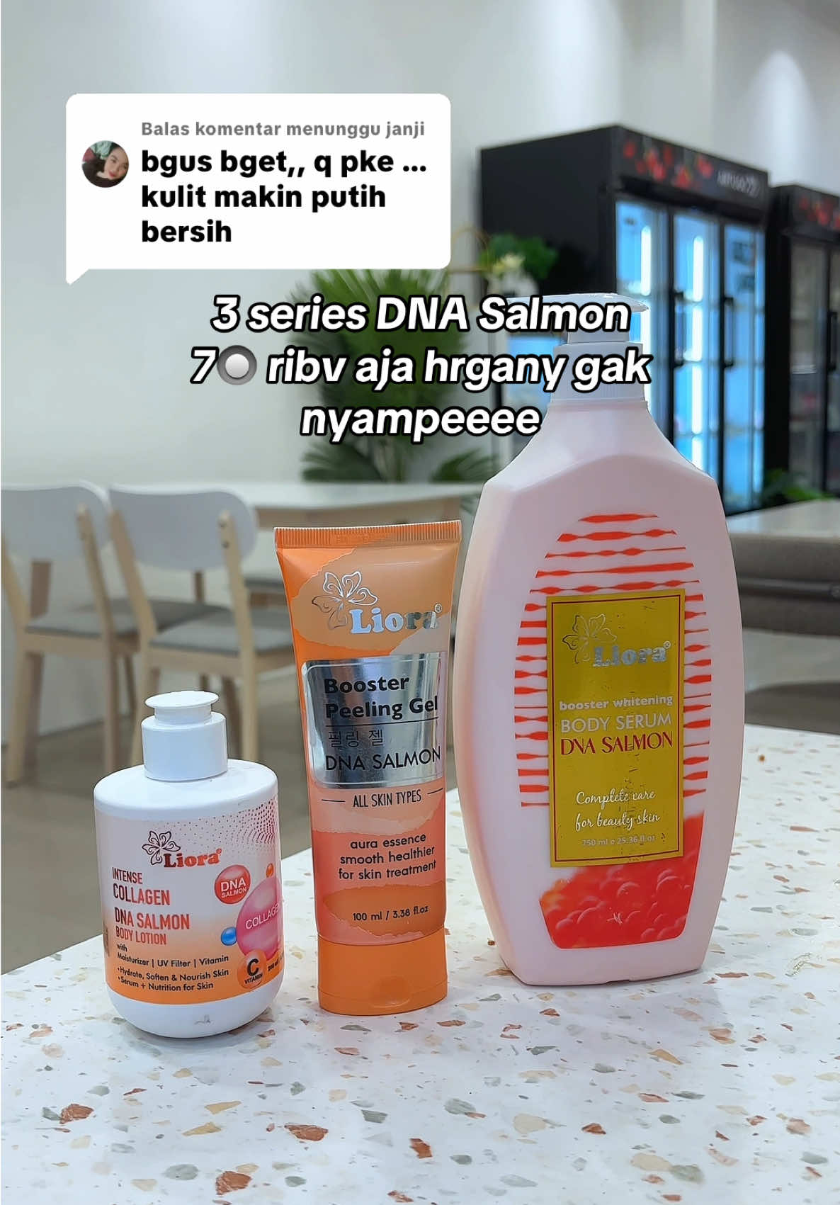 Membalas @menunggu janji makaciii ya kak 💖🫰🏻#liora #liorabeauty #bodyserum #liorachallenge 