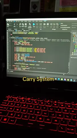 Setelah 3 hari mempelajari carry system untuk membuat fitur gendong dan hasilnya begini 🥺. Jadi mohon bersabar yaa ini masih akan di perbaiki lagi, pokoknya akan aku usahain secepatnya map ini di rilis. 🙏🙏🙏 #roblox #robloxstudio #robloxstudiogame #fyproblox #playerroblox 