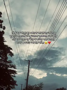 কিছু মন খারাপের কোনো ব্যাখ্যা হয় না শুধু বুঝতে পারতেছি কিছু ভালো লাগতাছে না. আর এই মন খারাপের কারণ কাউকে বোঝানোর মতো ক্ষমতাও আমার নাই..#vairal #foryou #foryoupage #bdtiktokofficial🇧🇩 #vairalvideo 