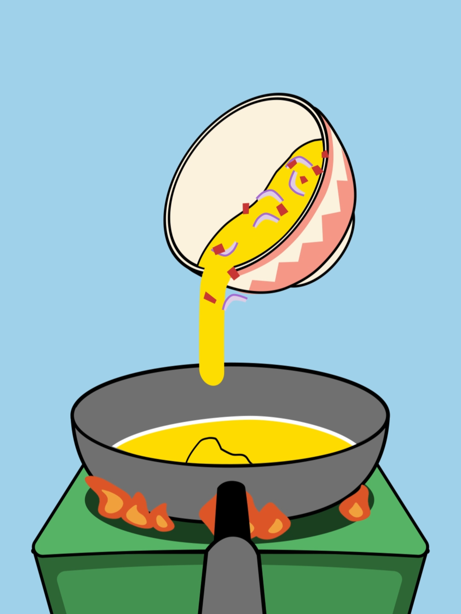 มาทำไข่เจียวกัน จิ้ม จิ้ม จิ้มเลย 😋🍳 #TouchChallenge  #fingergame #playgame #interactive  #TrapTap #cartoon #funny #comedy  #animation #cute