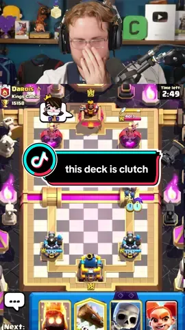 THIS DECK IS CLUTCH #streamer #clashroyale #GamingOnTikTok #juicyjcr #WhatToPlay 
