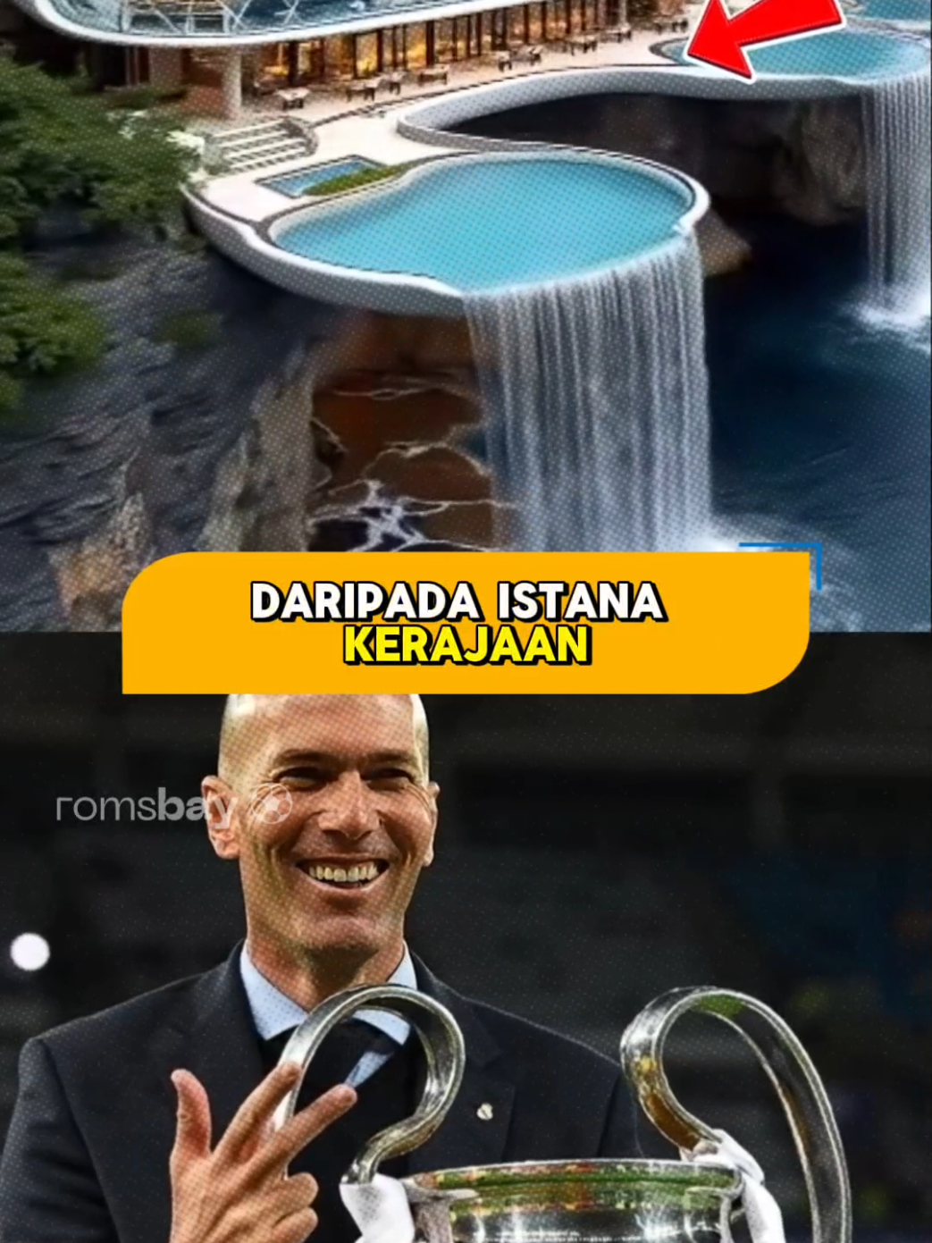 🏡🔥 Rumah Zidane lebih mahal dari istana kerajaan! Berani tinggal di sini seminggu aja? 👀⚡️ #football #footballtrivia #footballfacts #footballtiktok #footballnews