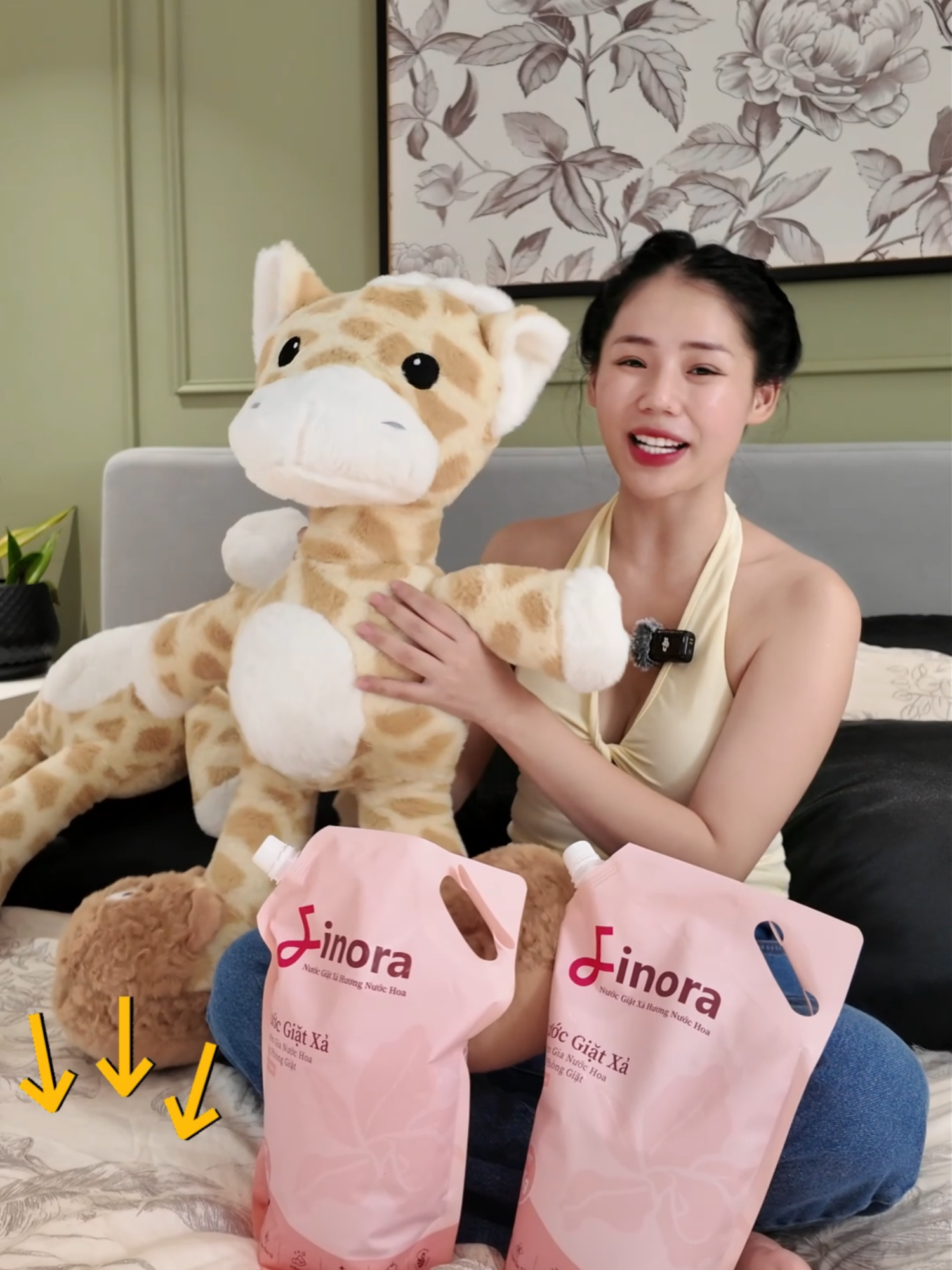 Mua nước giặt lại còn được tặng hươu, quá hời lun #huongly #tiktokshop #review #finora #Nuocgiat #Nuocgiatxa #nuocgiatfinora