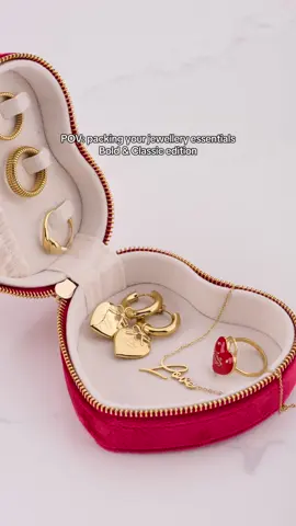 packing jewellery essentials, but make it Bold & Classic ✨ #newcollection #boldandclassic #myjewellery #vogue 