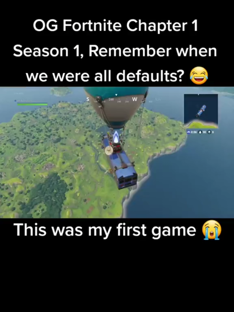 #onthisday My first Fortnite game 8 years ago 😁 I got 2nd place, Next game I got my first victory royale 🙌 #fortnite 