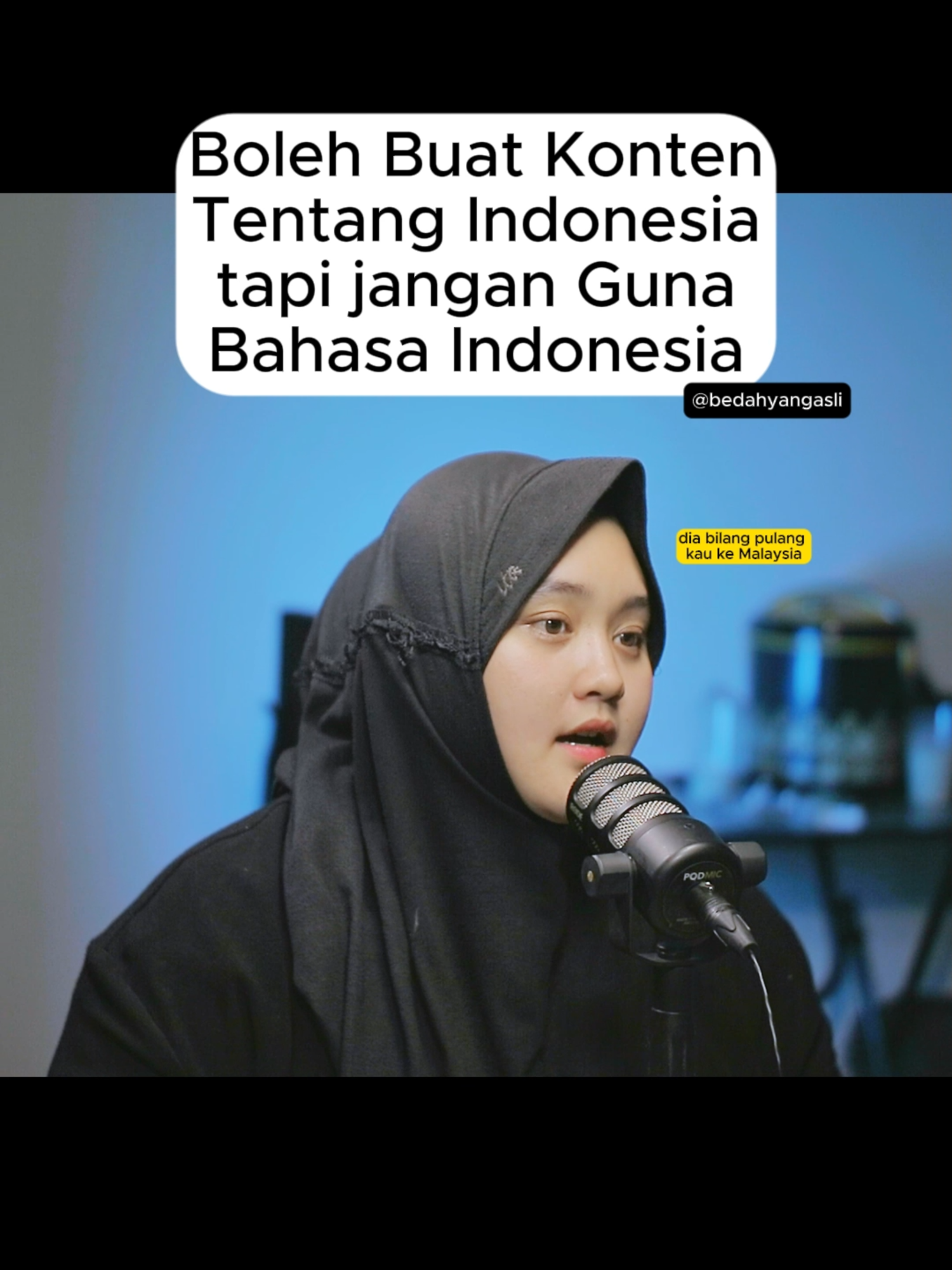 Ketika orang Melayu di larang gunakan bahasa Indonesia di dunia nyata 😭