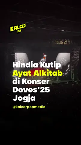 Yesaya 10:1-2 jadi pengingat untuk mereka yang pura-pura lupa dan pura-pura buta ❤️‍🩹 🏷️Tags #Kalcerpop  #Hindia #Jogja #Konser @bukanwordfangs  #doves25onblankcanvas 