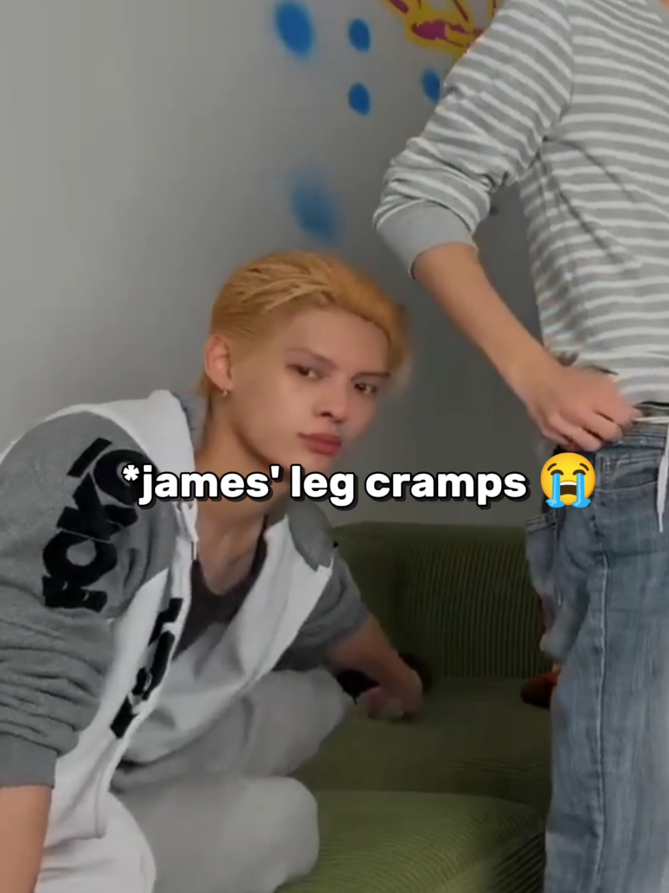 James leg cramps 😭 #james #cortis 
