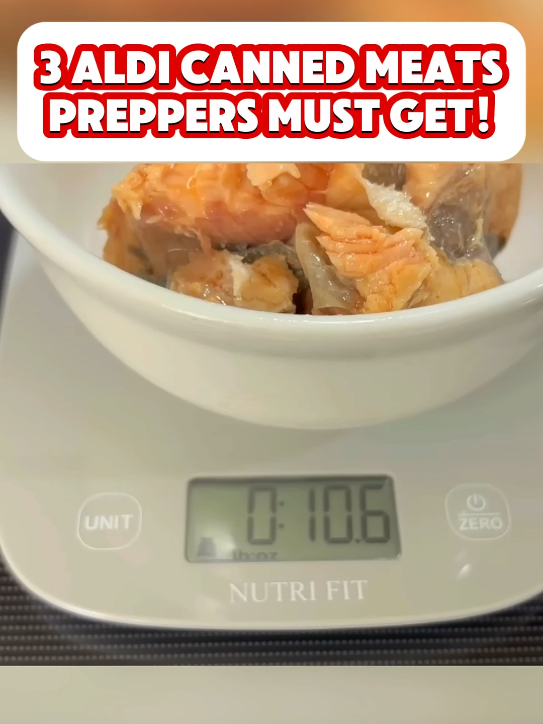 3 Aldi Canned Meats Preppers Must Get! #fyp #foruyou #canned #PREPPER