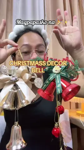 bumili na ng christmass deco bell habang mura pa  Disclaimer: Price may vary until promotion end #christmas #decorationbell #christmassdecor 