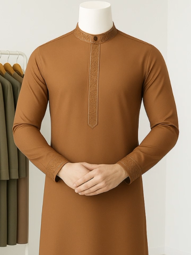 Gamis Jubah Alfata premium terbaru dengan motif elegan cocok untuk kalian ingin tampil maksimal dan premium class dengan budget masuk dikantong #fyp  #gamispria  #gamispremium  #gamismewah  #bajumuslim 