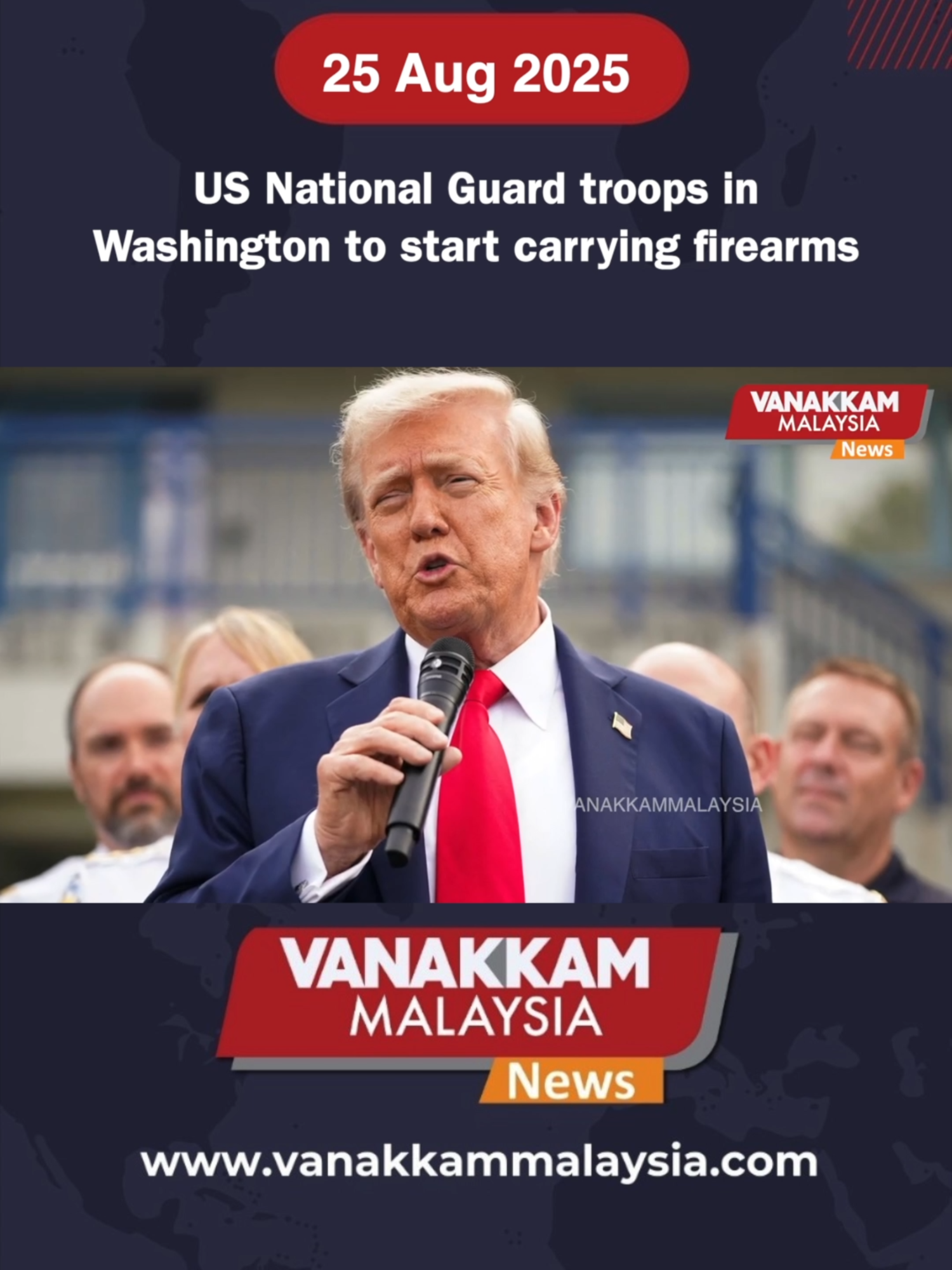 US National Guard troops in Washington to start carrying firearms #latest #vanakkammalaysia #USNationalGuard #troops #Washington #start #carrying #firearms #trendingnewsmalaysia​ #malaysiatamilnews​ #fyp​ #vmnews​ #foryoupage
