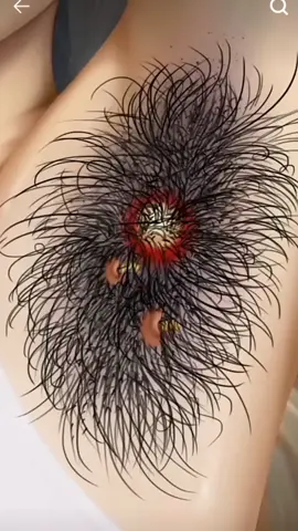 ASMR underarm cleaning  #asmrvideo  #animation  #asmr  #creatorinsights  #satisfyingvideo 