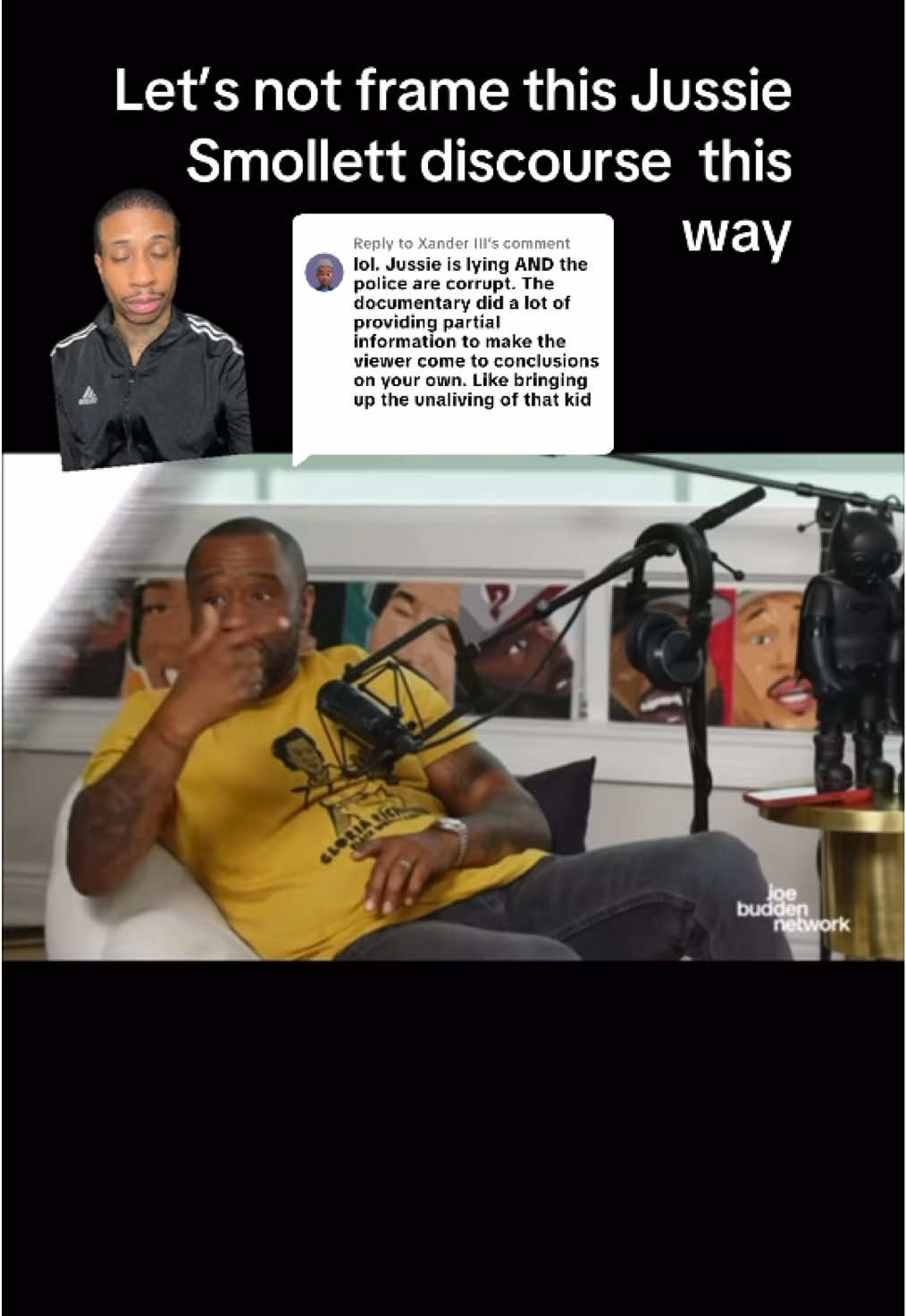 Replying to @Xander III #greenscreenvideo #greenscreen Marc Lamont Hill on the Joe Budden Podcast reacts to Netflix’s The Truth About Jussie Smollett — could there really be a chance Jussie wasn’t lying?