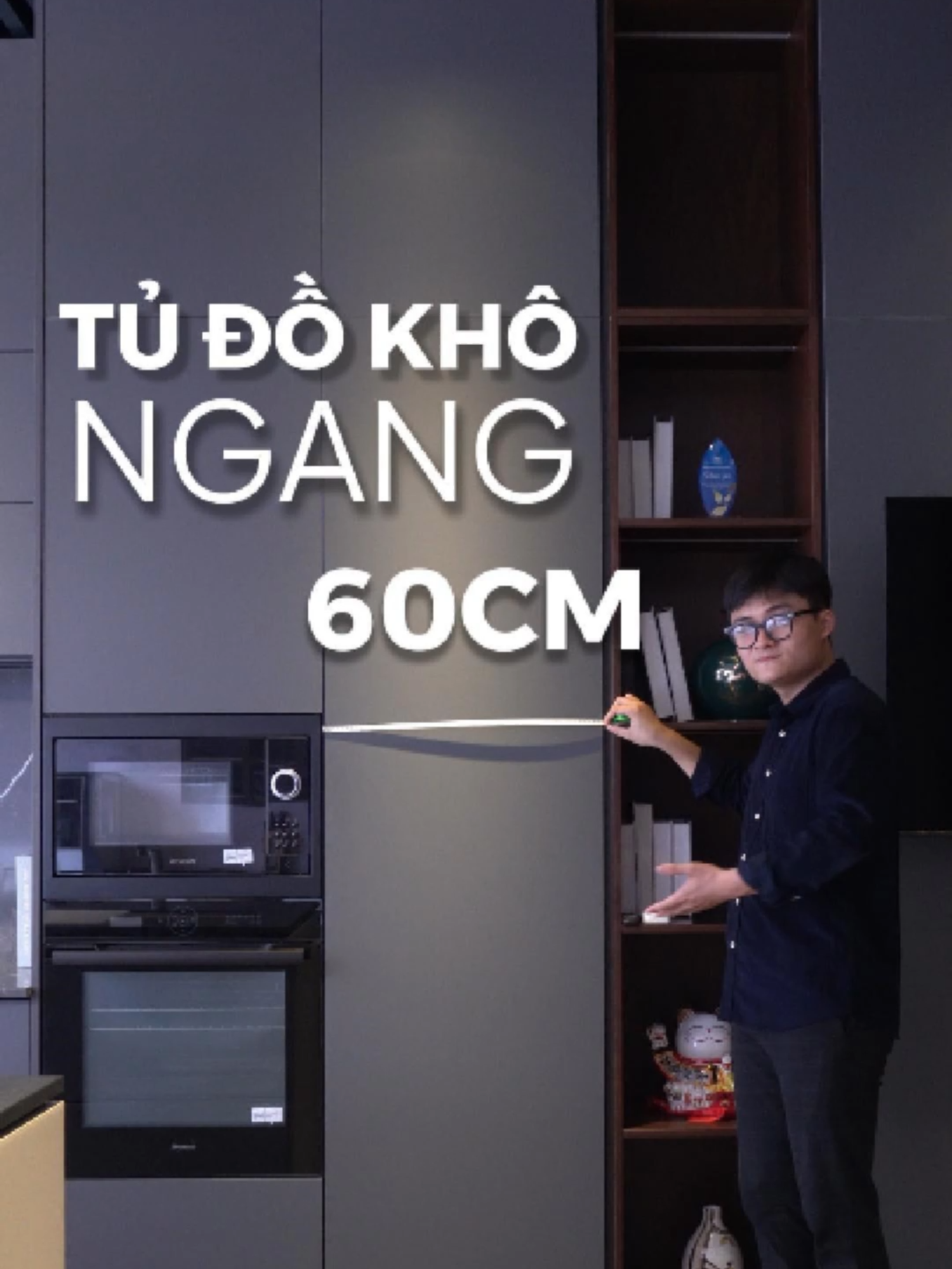 Ngang 60cm mà để được cả thế giới của bạn? Cùng Linkhouse khám phá giải pháp tủ đồ khô này nhé! #Kitchentown #Linkhouse #tubepcaocap #noithat #noithatbep #yeubep #trend #xuhuongtiktok #Blum