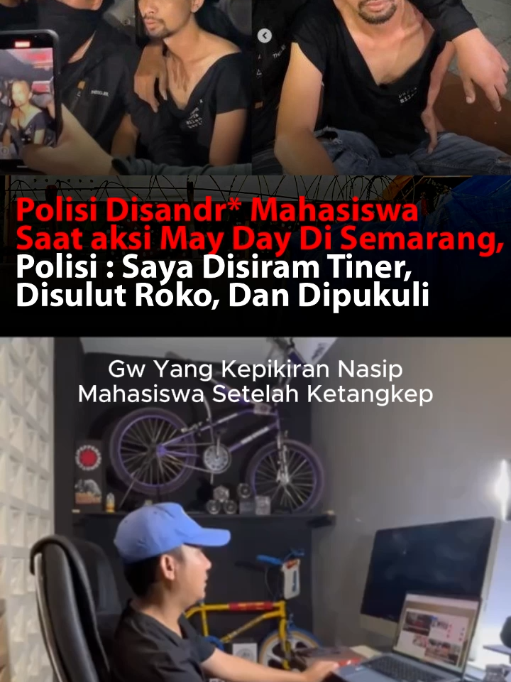 Brigadir Eka, polisi yang disandera mahasiswa saat demo May Day di Semarang, mengaku dipukul, dipiting, disiram tiner, dan dipilog oleh massa mahasiswa. Pengakuan itu ia sampaikan saat menjadi saksi di Pengadilan Negeri Semarang, Jawa Tengah, pada Senin (25/8/2025). 