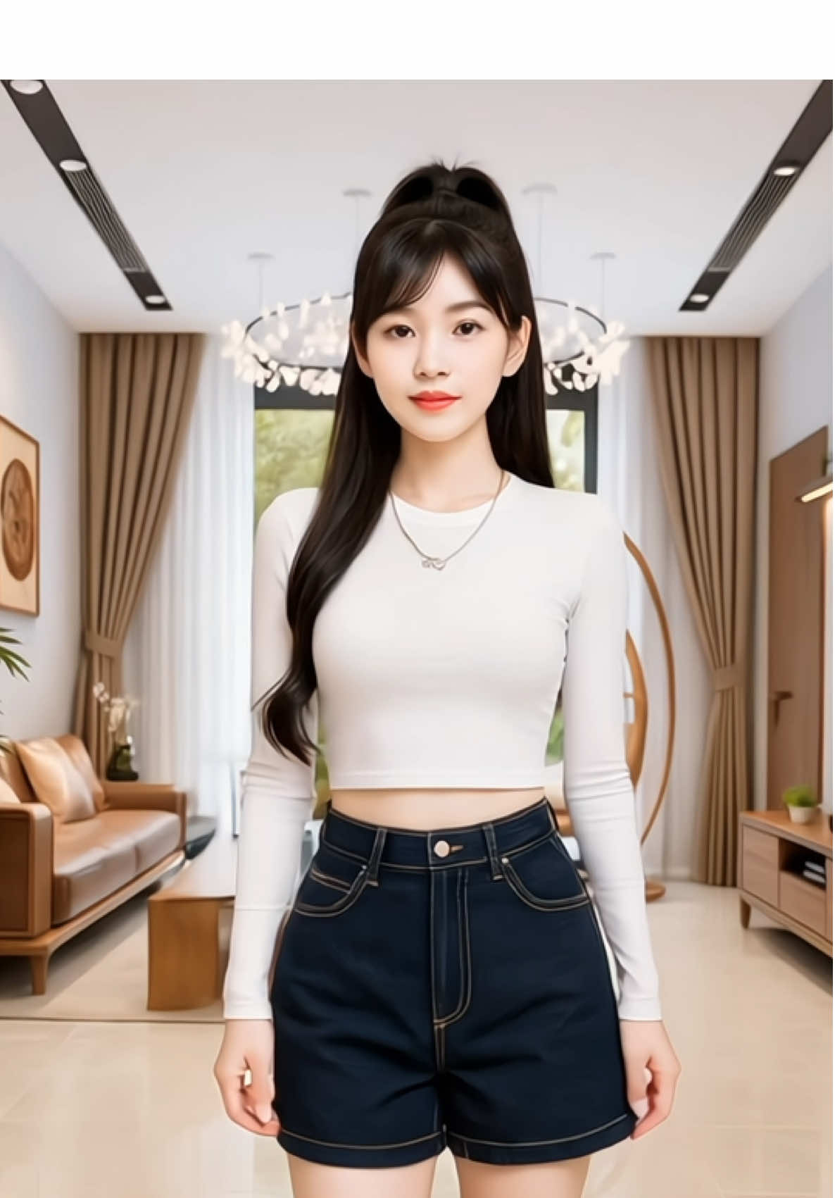 PQ01- Áo crotop dài tay cổ cao 3 p chất liệu bozip#ao #aocroptop #fyp #viral #xuhuong  @Thu thủy review đồ xinh 