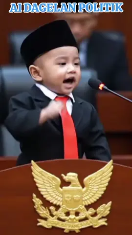 HEBOH ‼️Pidato berapi-api sang bocah bikin Merinding!?  #ai #parodi #funnybaby 