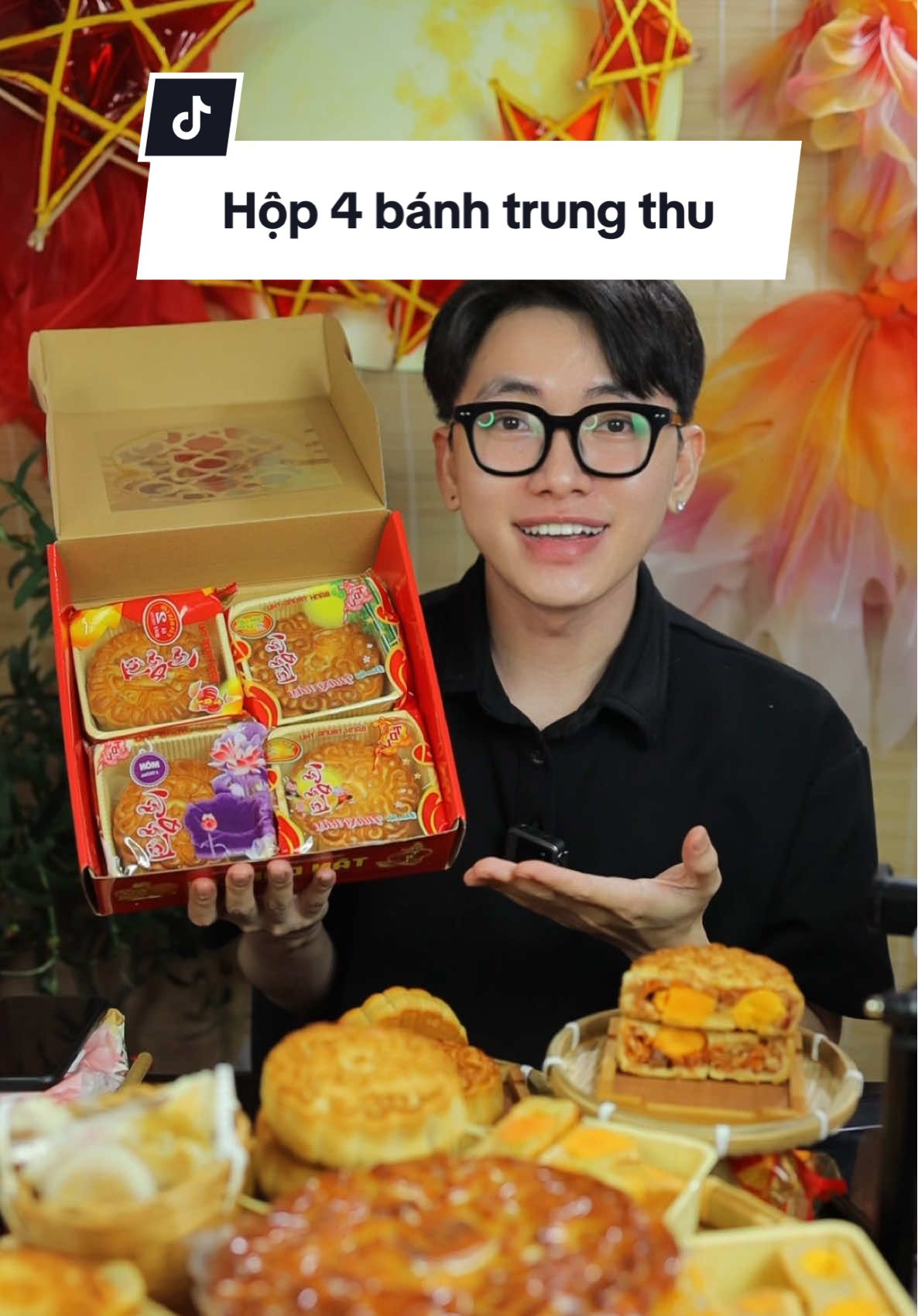 Hộp 4 bánh trung thu vị tuỳ chọn #tandanloimooncake #bentre71🌴🥥 #dacsanbentre #xuhuong #banhtrungthutandanloi 