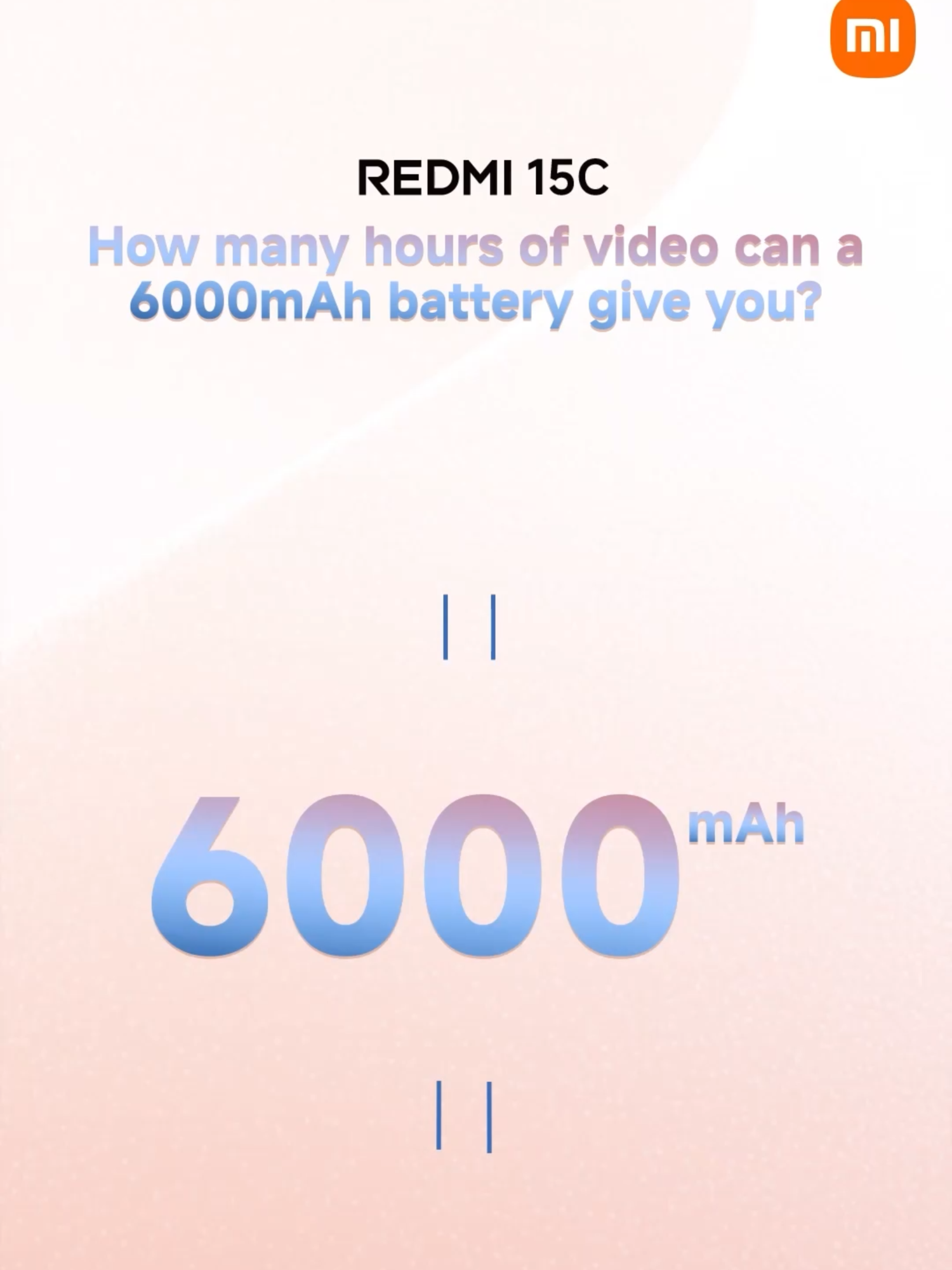 The new REDMI 15C packs a massive 6000mAh battery. 🔋 But here’s the real question—how many hours of video do you think it can last? 👀 Drop your guesses below! ⬇️ #REDMI15C #PowerRedefined