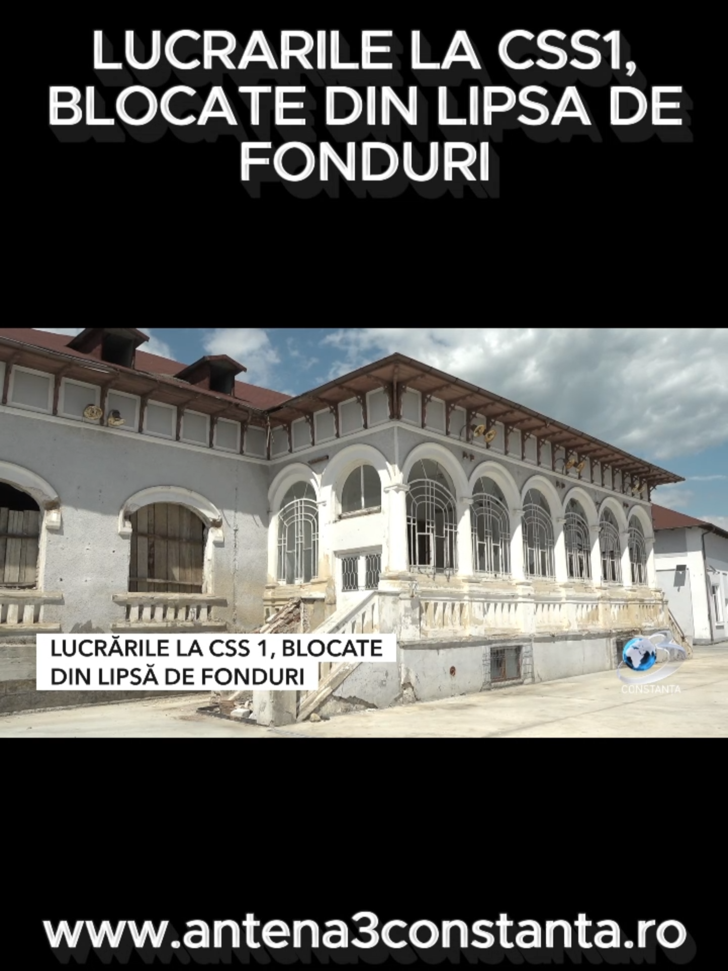 De aproximativ 16 ani, Clubul Sportiv Școlar nr. 1 din Constanța așteaptă finalizarea lucrărilor unor spații care ar putea schimba radical condițiile de antrenament pentru copiii care practică sport în cadrul clubului. O instituție cu tradiție, care a dat României nume sonore precum Simona Amânar, Daniela Sofronie, Mariana Paris, Felicia Monica Marinescu sau David Pădureanu, se zbate acum să supraviețuiască, între lipsa fondurilor și nevoia uriașă de spații funcționale. #club #sport #constanta #romania #investitii