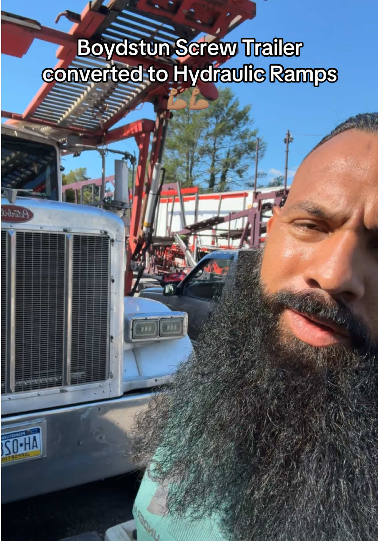 This took a little longer than expected 😮‍💨 #fyp #foryou #trucker #carhauler #peterbilt #truckertok #trucksoftiktok #iykyk #boydstun 