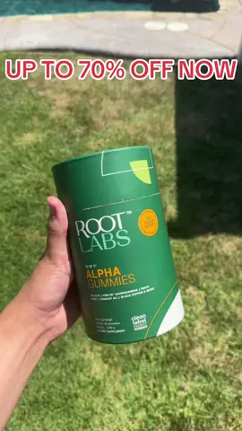 On a big flash sale right now are the root labs alpha gummies🔥Please note sales are limited and prices may differentiate based on when you view the video. For most up to date prices, check the product page.