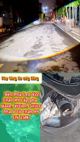 Đèn Led V22 Siêu sáng Lắp pha Wave,  Vision, Sirius Công suất 60W.