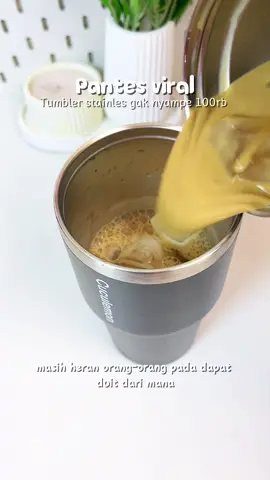 Masih heran bisa2nya org2 pd beli tumbler sampe jutaan #tumbler #tumblerstainless #tumblertahandingin 