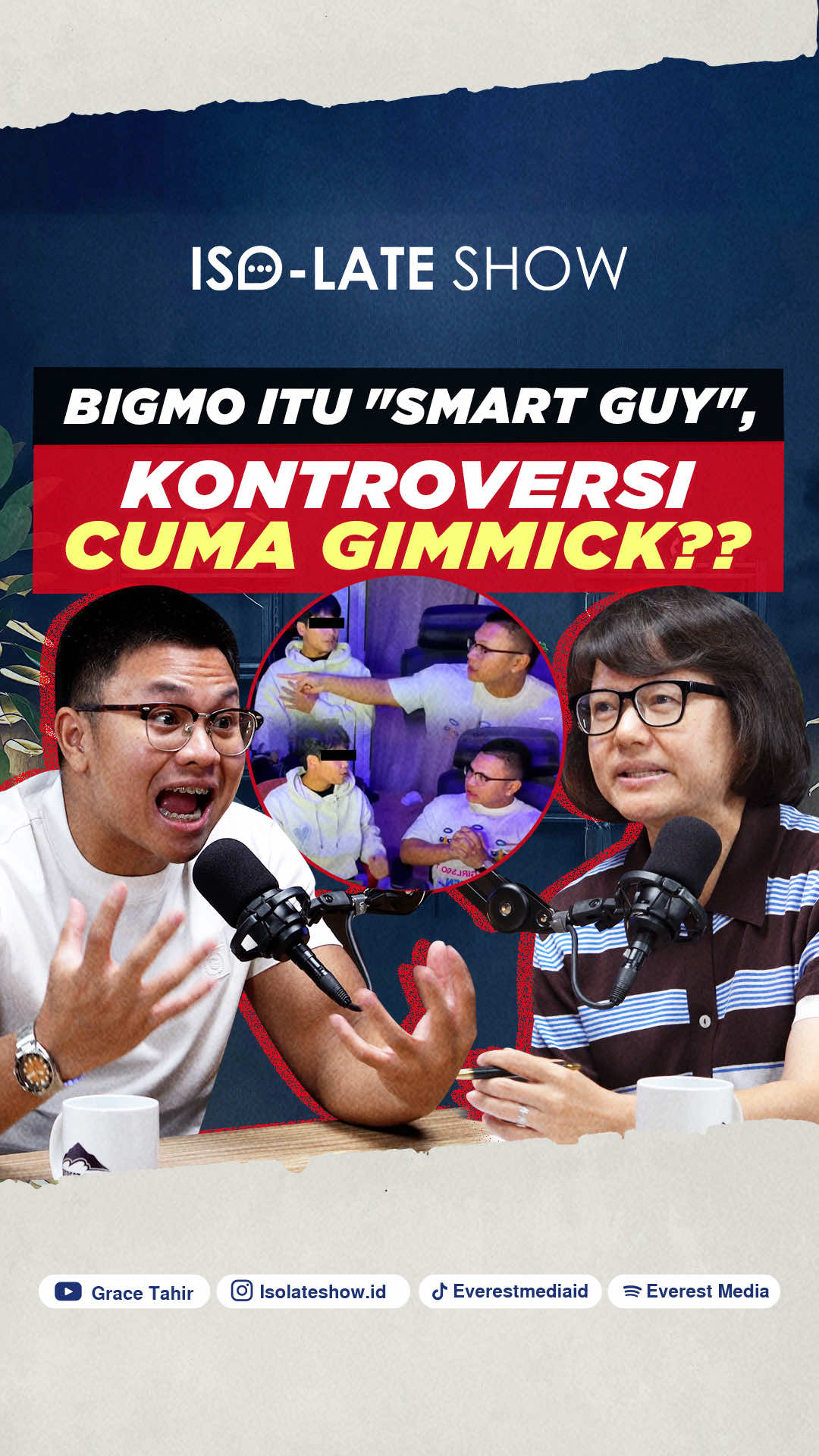 Sisi lain Bigmo ternyata “smart guy” sebenarnya cuman gimmick atau beneran dari kepribadiannya?! #everestmediaid #bigmo #livestreaming #streamer #bigmouth 