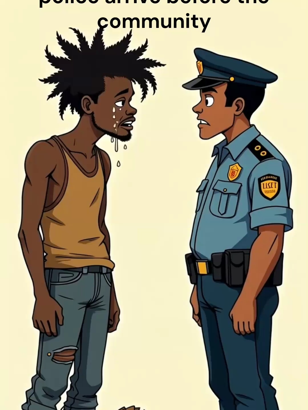 Thieves in Africa when the police arrive before the community #fyyyyyyyyyyyyyyyy #fyp #kenyantiktok🇰🇪