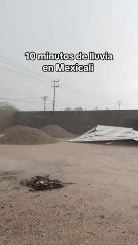 Lluvia en Mexicali 