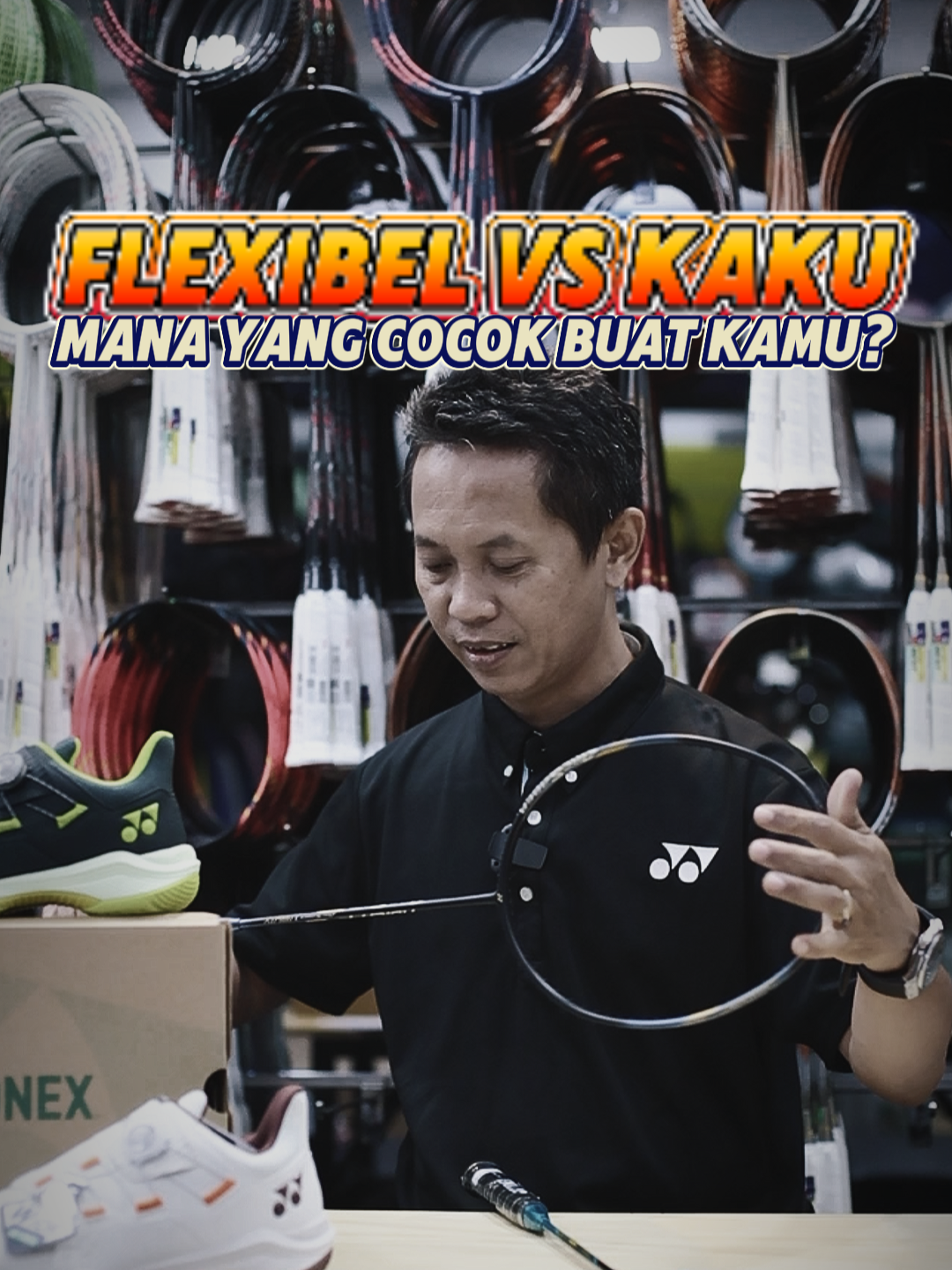 🚀 Fleksibel vs Kaku… mana yang cocok buat kamu? Raket shaft fleksibel bantu keluarin power dengan mudah ⚡ Shaft kaku kasih kontrol & presisi lebih tajam 🎯 👉 Pilih sesuai gaya main, jangan asal ikut-ikutan! 💬 Kamu tim fleksibel atau kaku? Drop di komen ya! #BadmintonIndonesia #edukasi #RaketBadminton #viral