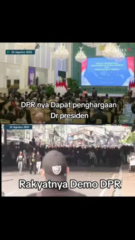 Ini konsepnya gimana ? Demo DPR ,Tp DPR nya dapat penghargaan atas jasanya dr presiden #demodpr #DPR #prabowo #presiden #indonesia🇮🇩 