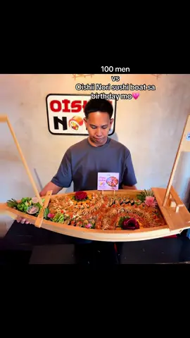 turning your birthday celebration into sushi story worth telling.. #oishiinori #sushi #sushiboat #oishiinoristacruzlaguna #fyp 