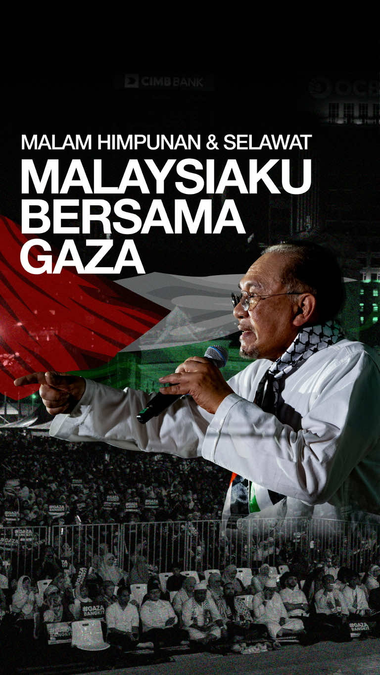 Last night we stood with tens of thousands in unwavering solidarity with the people of Gaza. The world must not look away while innocent children, women, and families are murdered, their homes destroyed, and their very right to exist denied. This is not war, it is brutal occupation, dispossession, systematic oppression and genocide. We declare clearly that humanity cannot remain silent. While powers that boast of democracy and human rights choose indifference, we choose justice. Our voices rise not for politics, not for borders, but for the truth that every life matters and every people deserve freedom. We will not turn away. We will not be silenced. From every corner of the world we send our promise that we stand with Palestine until freedom, dignity, and justice prevail. RISE GAZA! FREE PALESTINE! 🇲🇾✊🇵🇸 #MalaysiaMADANI #FreePalestine #BangkitGaza 