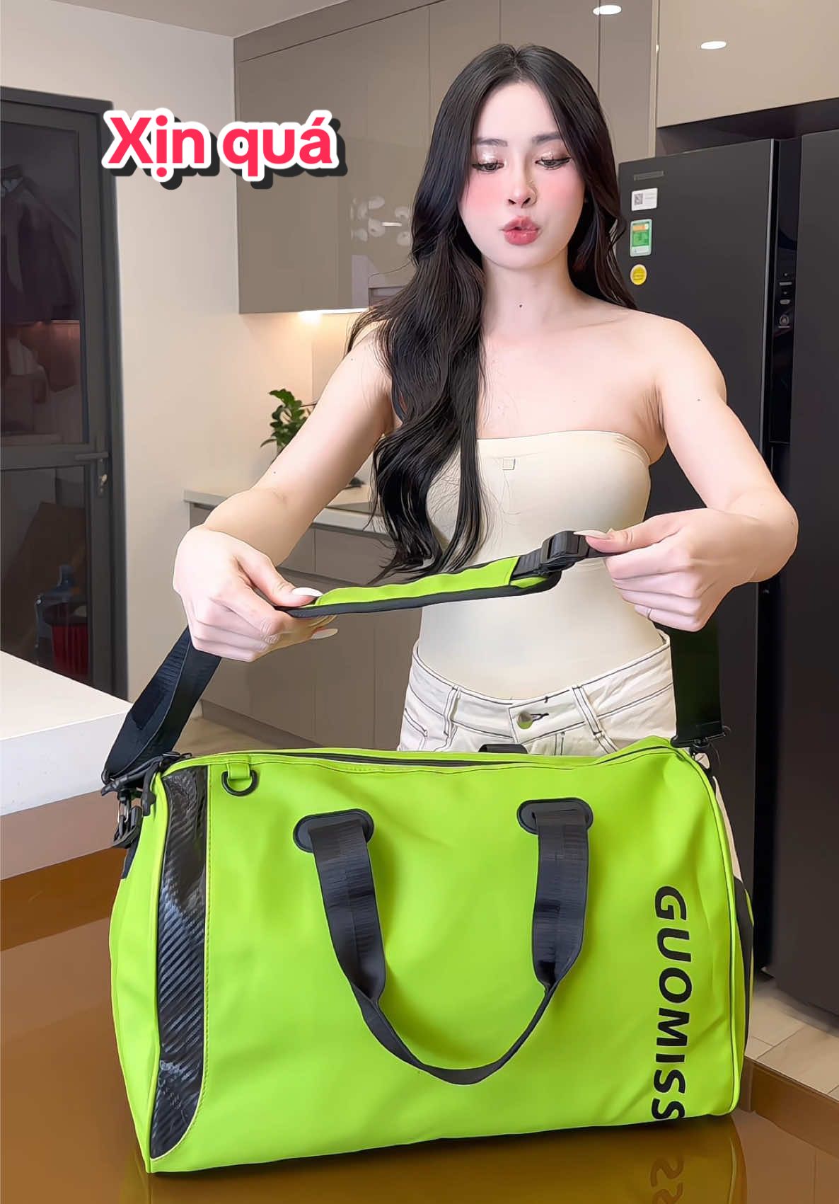 Mẫu túi du lịch siêu đẹp và xịn xò với khả năng chống nước đi mưa thoải mái ạ 🥰#gotobpstore #tuixachnu #minm7review #xuhuongtiktok2025 #matemade 