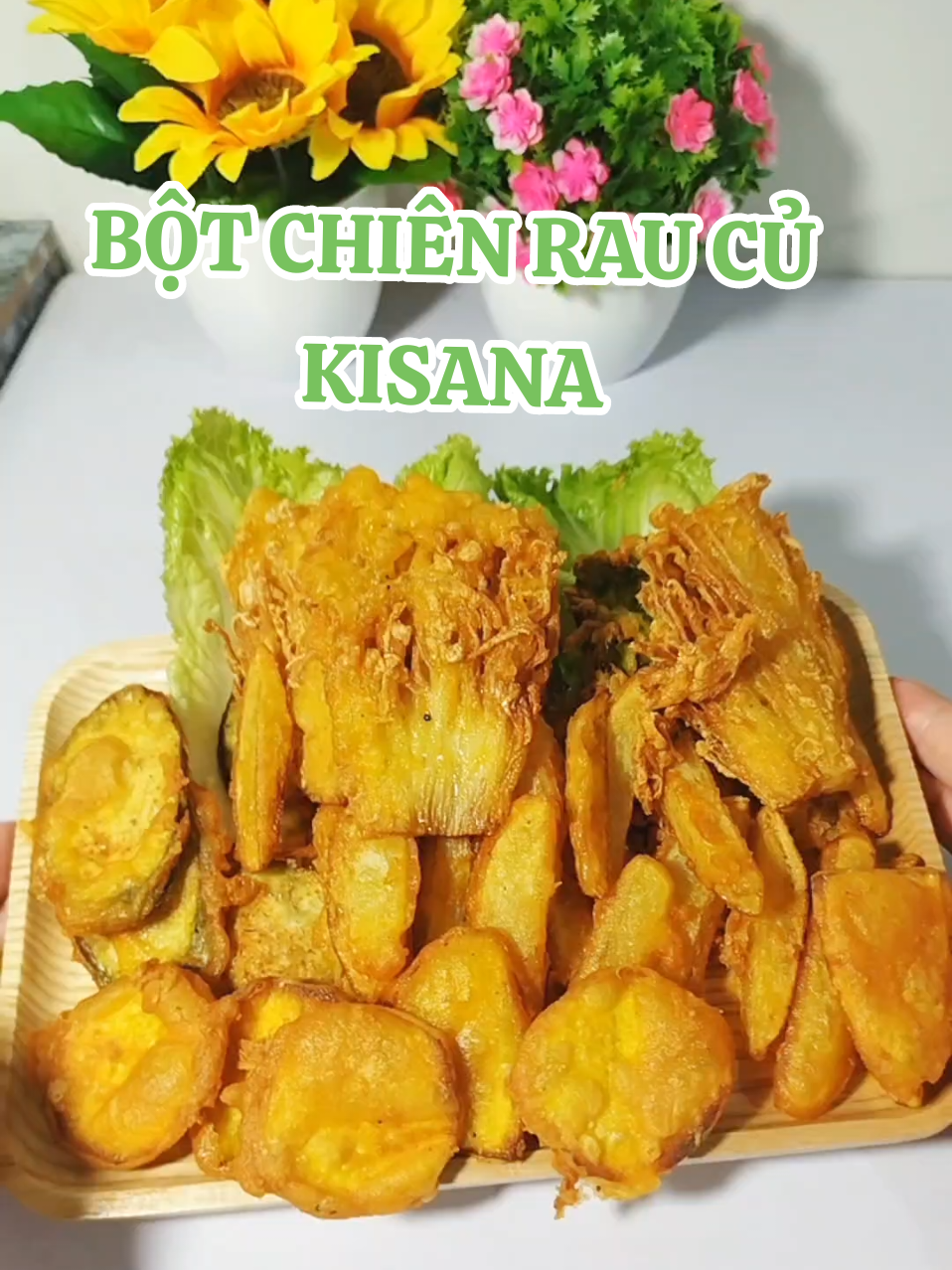Bột Chiên Rau Củ Giòn Kisana 100g Ngoài Giòn Xốp Bên Trong Ngọt Vị Rau Củ Dùng Được Chay Và Mặn #kisana  #botchienkisana #botchienraucu #Naanmart #Naan 