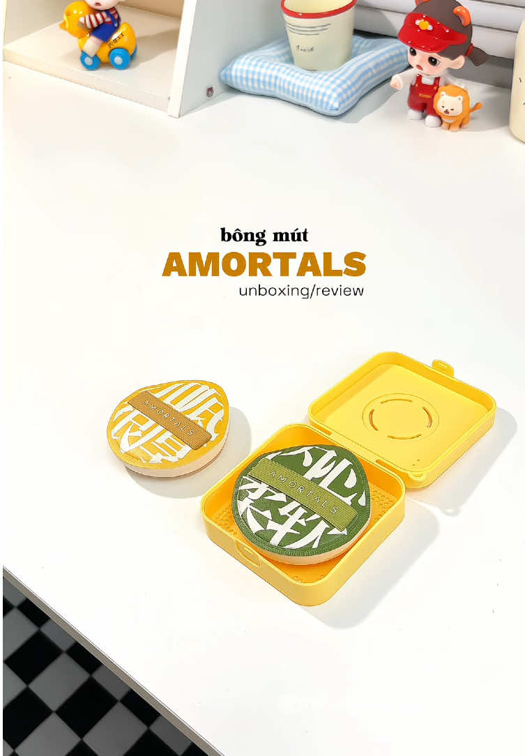 Bông mút quốc dân gọi tên Amortals #amortals #makeup #bongmuttrangdiem #xuhuong #nhuyne410 