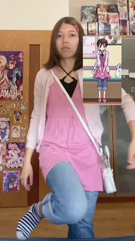 Anyways jeans+skirt/dress all the way🔥🔥#ohshc#haruhifujioka#fy#fyp