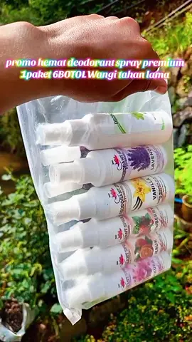promo hemat deodorant spray premium 1paket 6BOTOL Wangi tahan lama  #tawas  #deodorant  #deodorantspray  #deodorantviral  #deodoranttawas 