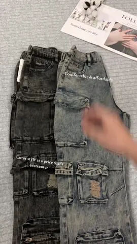 13 pockets,zero fuss ❤️ #oversize #cargojeans #jeans #outfit #fallfashion #falldealsforyou #fyp #comfortable #y2kstyle #womenclothing #buynow #musthave #tiktokshop #tiktokshopmademebuyit #tiktokshopfinds #trend #highwaistedjeans 
