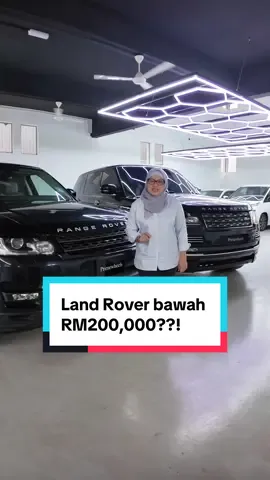 Aunty ada dua Land Rover bawah RM200,000! Dua dua mileage bawah 100,000km! Jadi korang nak yang V6 atau V8? Sini Aunty pilihkan dekat @Primewheels Recond Subang Jaya! 🚗  #Land #Rover #Range #Autobiography #SportSE  