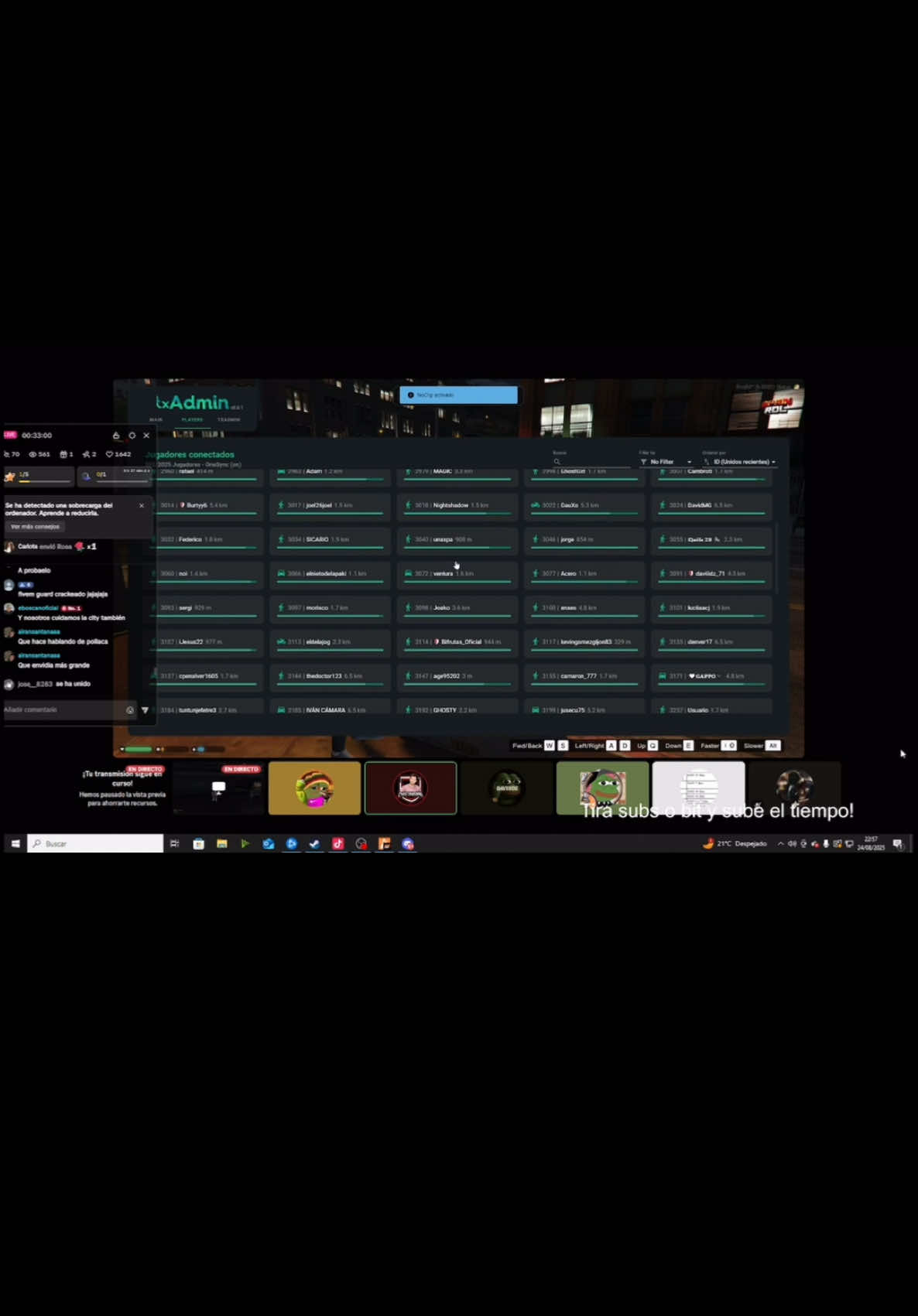 Hablamos con el fundador Merca de @SpainRol y esto fue lo que nos mostró de su servidor, tienen 600 personas y no tienen bots 🤯🤯🤯 #paratiii #fivemroleplay #gtav #bots #spainrol 