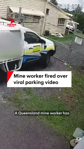 A Queensland mine worker has been fired after video of his illegal parking went viral. #Queensland #mineworker #viralparkingvideo #7NEWS