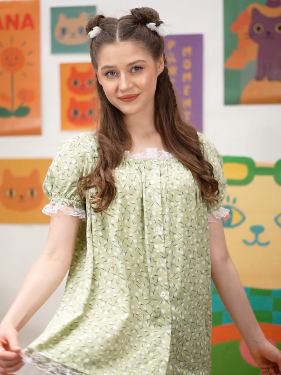 Piyama pendekk cantikk Anfika Falena