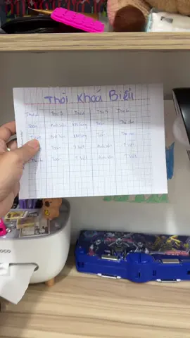 Decal thời khoá biểu dán tường#thoikhoabieu #dungcuhoctap #dungcuhocsinh 