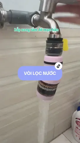 #reviewlamdep #mebimxaykenh #voilocnuoc Vòi lọc cặn nước tắm đỡ mụn hẳn