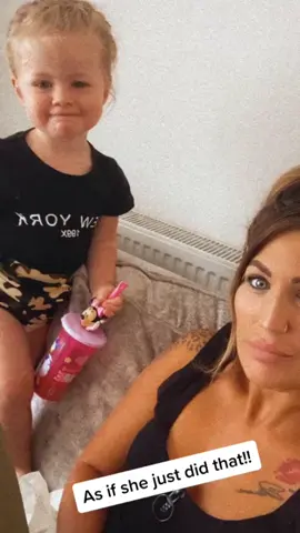 When you have a naughty daughter #fyp #foryou #babyvideos #funny #naughty 
